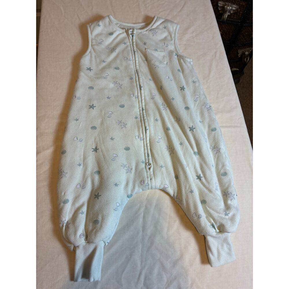 Tealbee Bamboo Sleep Sack 2T 3T Walker Wearable Blanket Starfish Footed Organic